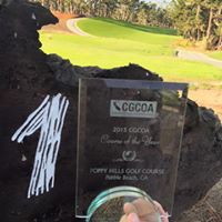 poppy hills of pebble beach was one of four finalists for 2016 CGCOA course of the year award